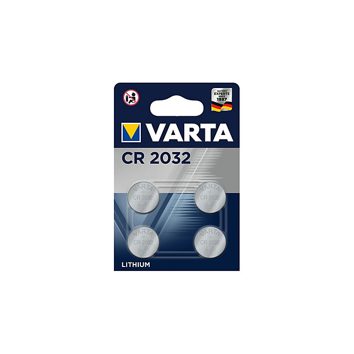Pile au lithium CR2032 Varta, lot de 4