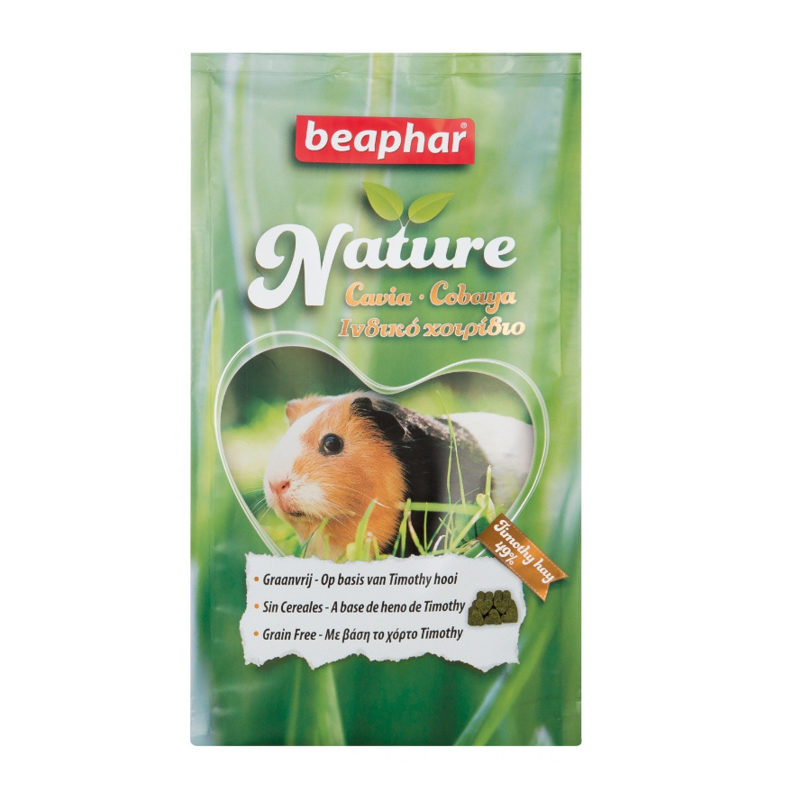 Alimento para porquinhos-da-índia Beaphar Nature sem grãos