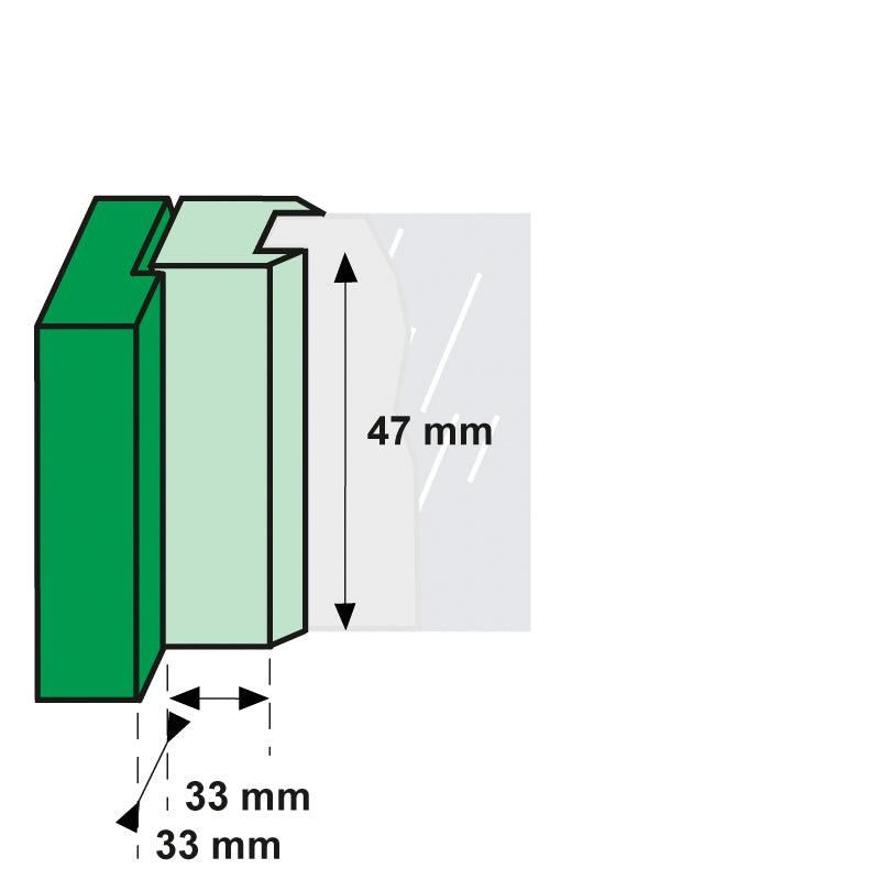 AXA 3012 Raam veiligheidsoplegslot zwart - 3012-20-58/G
