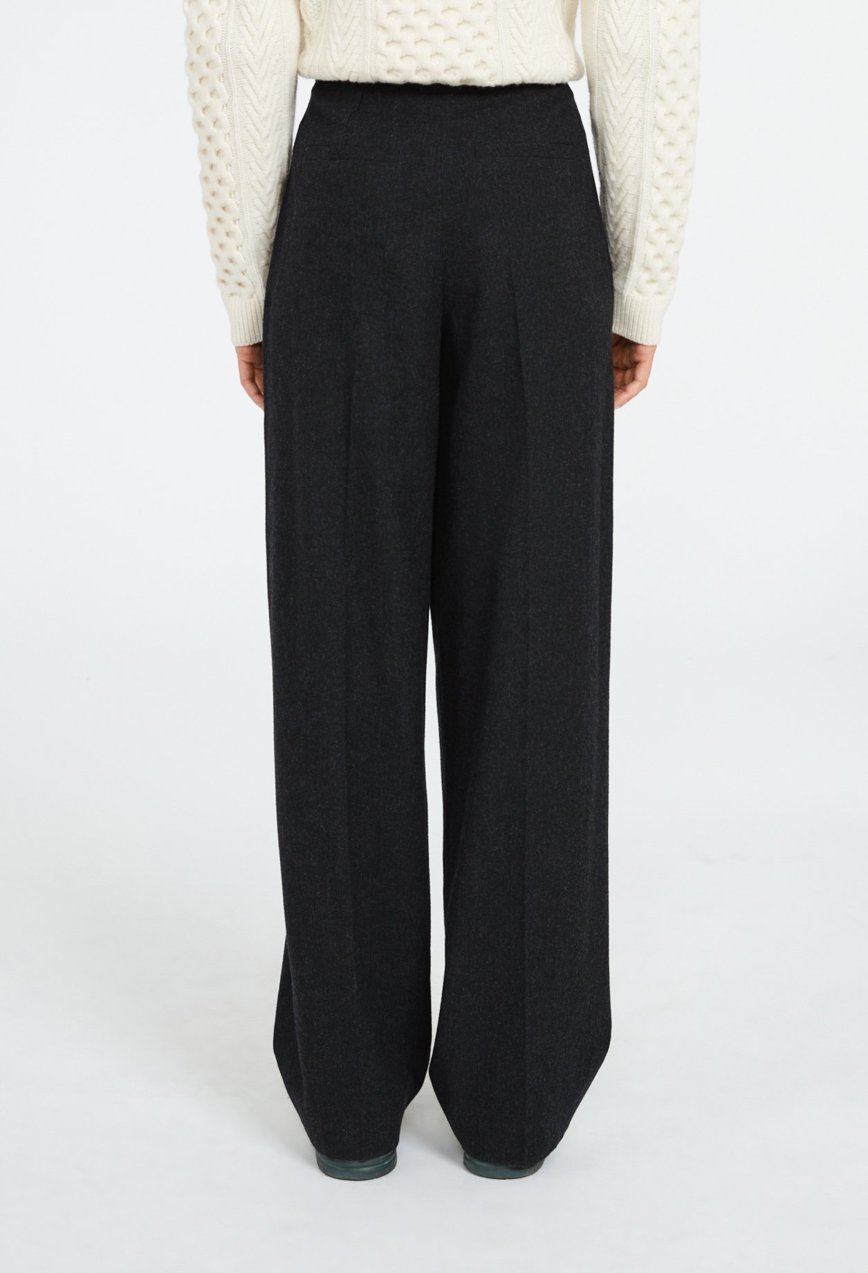 Pantalon de tailleur large