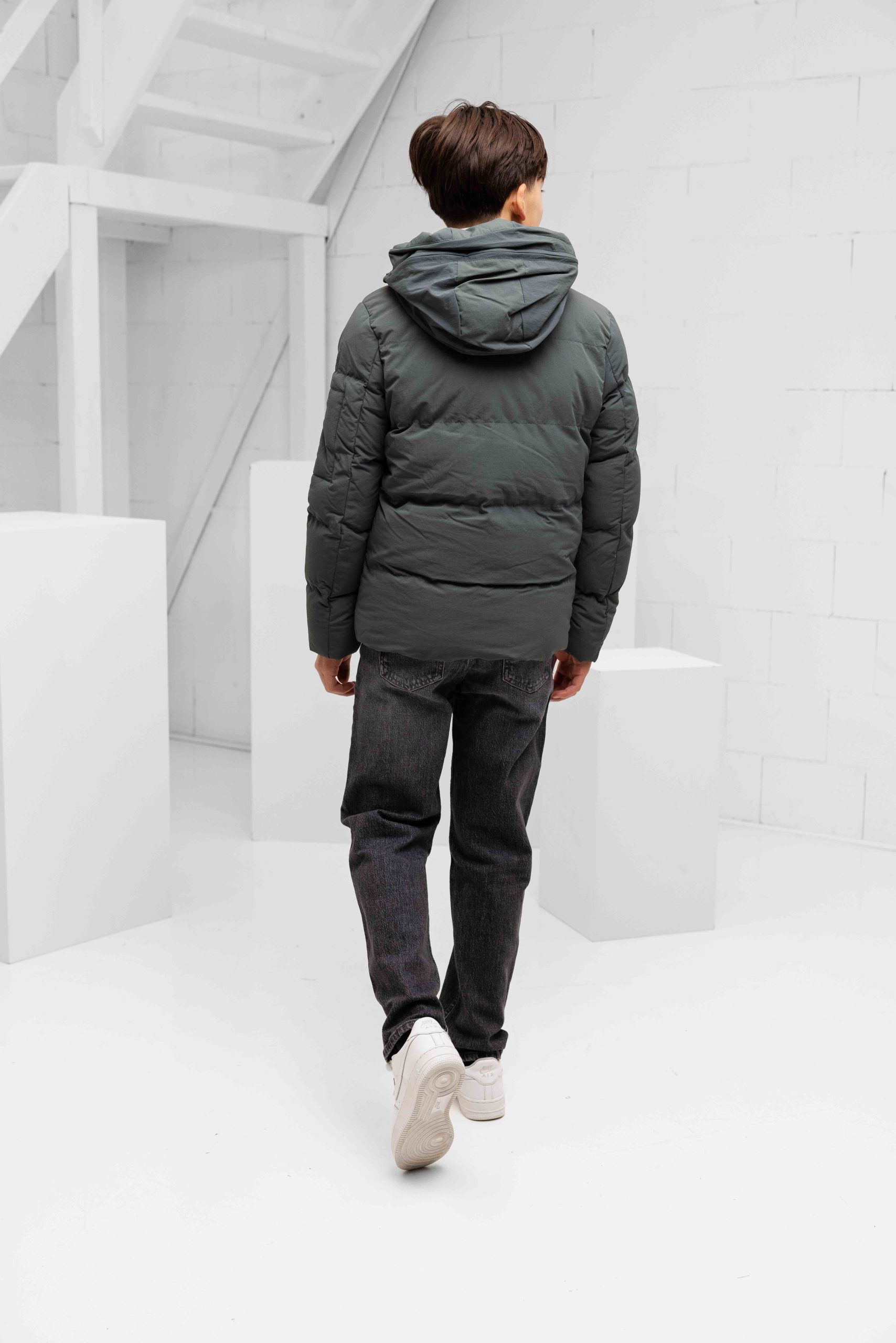 Ballin Amsterdam Puffer Winterjas Kids Groen
