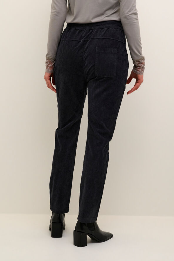 Cream CRLena Slim Pant Anthracite grey dye wash