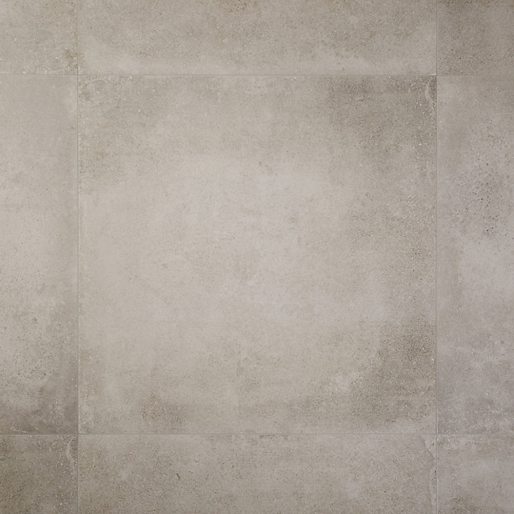Carrelage sol gris clair 80 x 80 cm Kontainer