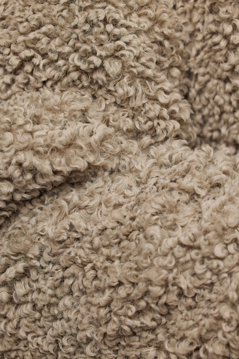 Teddy-Mantel, Reverskragen, leicht, kuschelweich