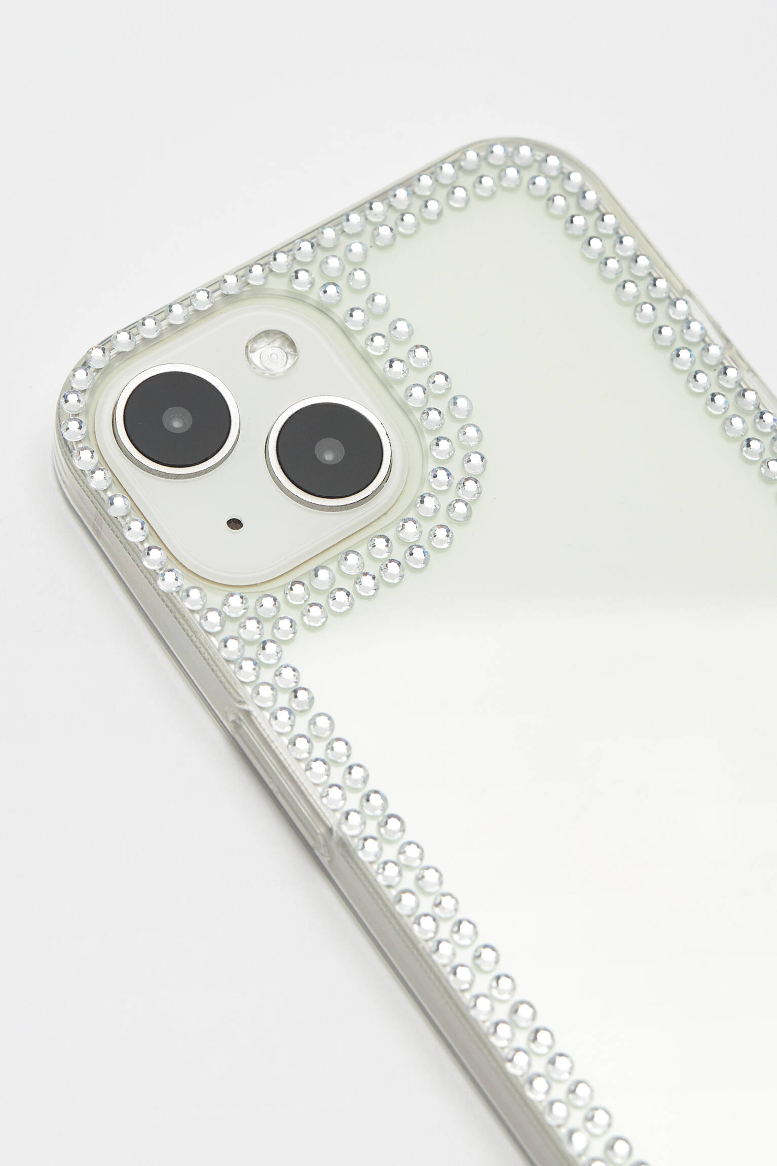 CAPA DE IPHONE COM GLITTER - TRANSPARENTE
