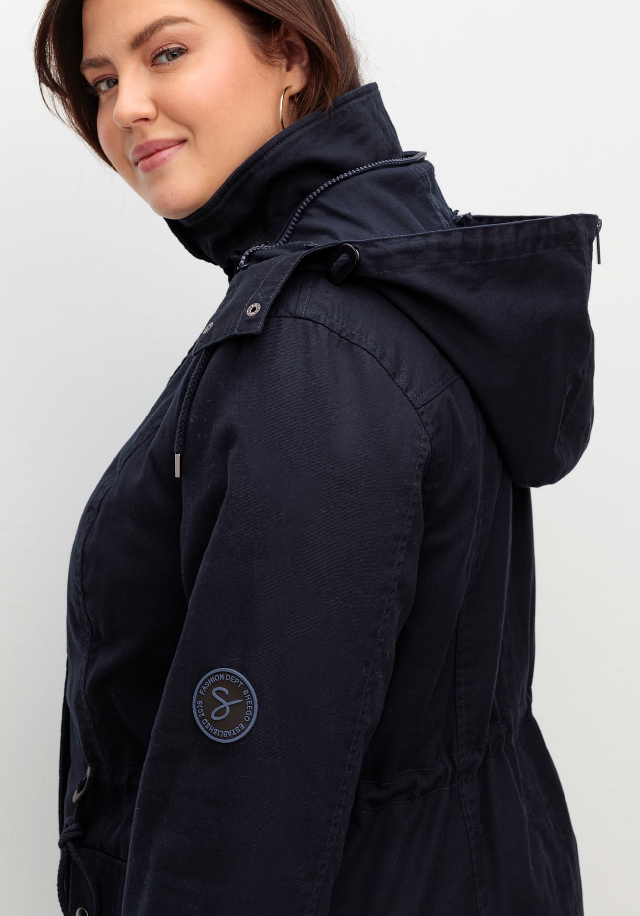 Sheego Parka mit Kapuze