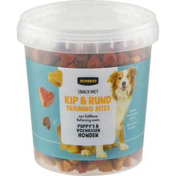 Jumbo Snack met Kip & Rund Training Bites 500 g