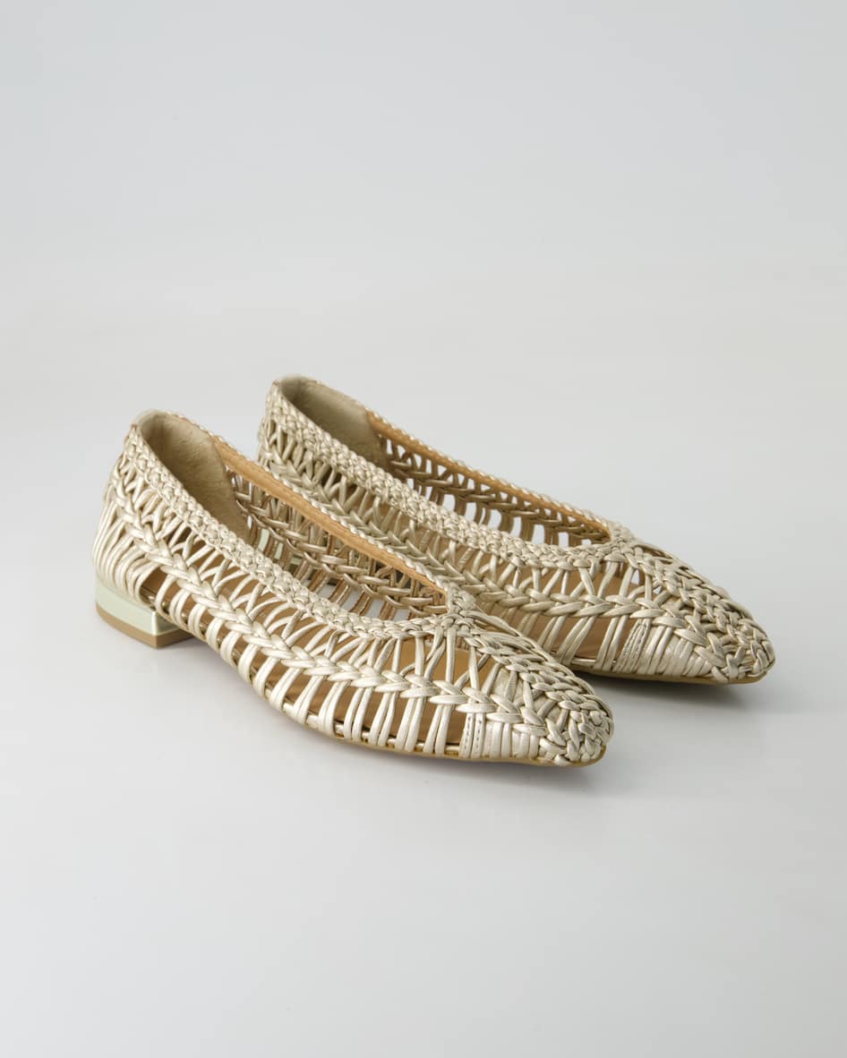 Gioseppo Fayston Ballerinas in Gold