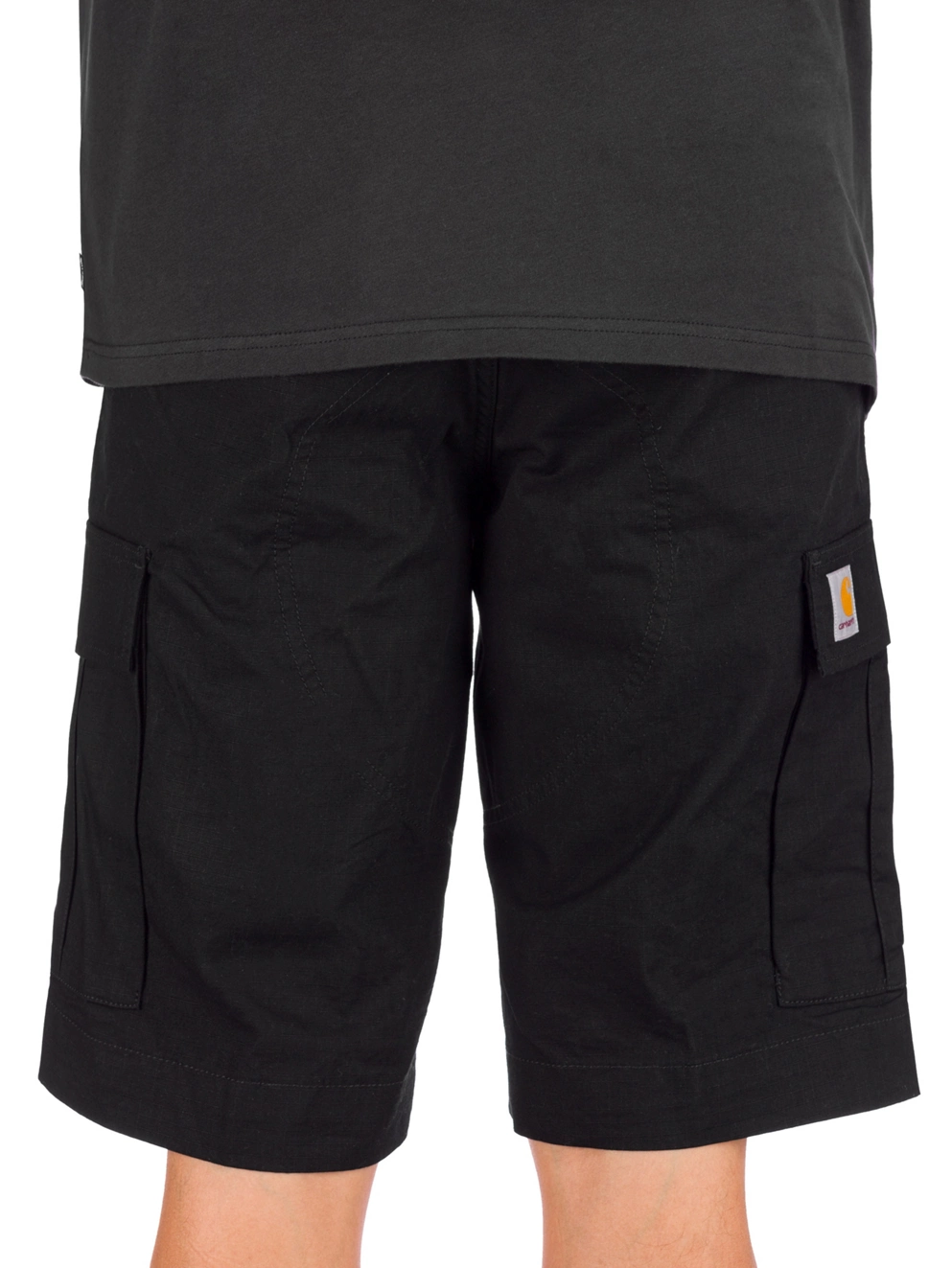 Carhartt WIP Regular Cargo Shorts rinsed black