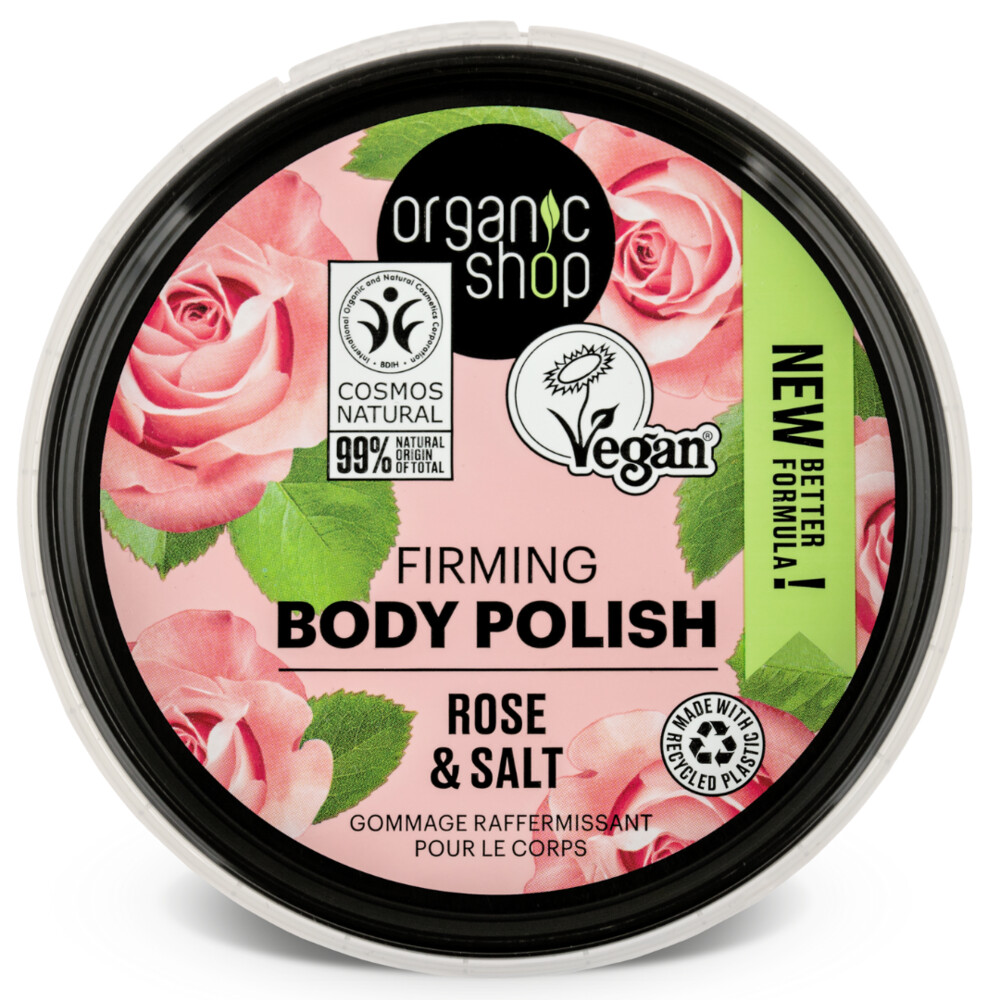 Organic Shop Body Polish Pearl Rose250 ml