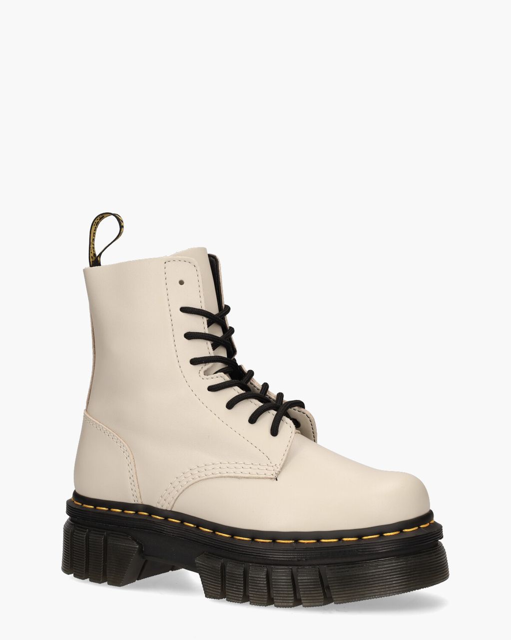Dr. Martens Audrick Platform Off-White Dames Veterboots