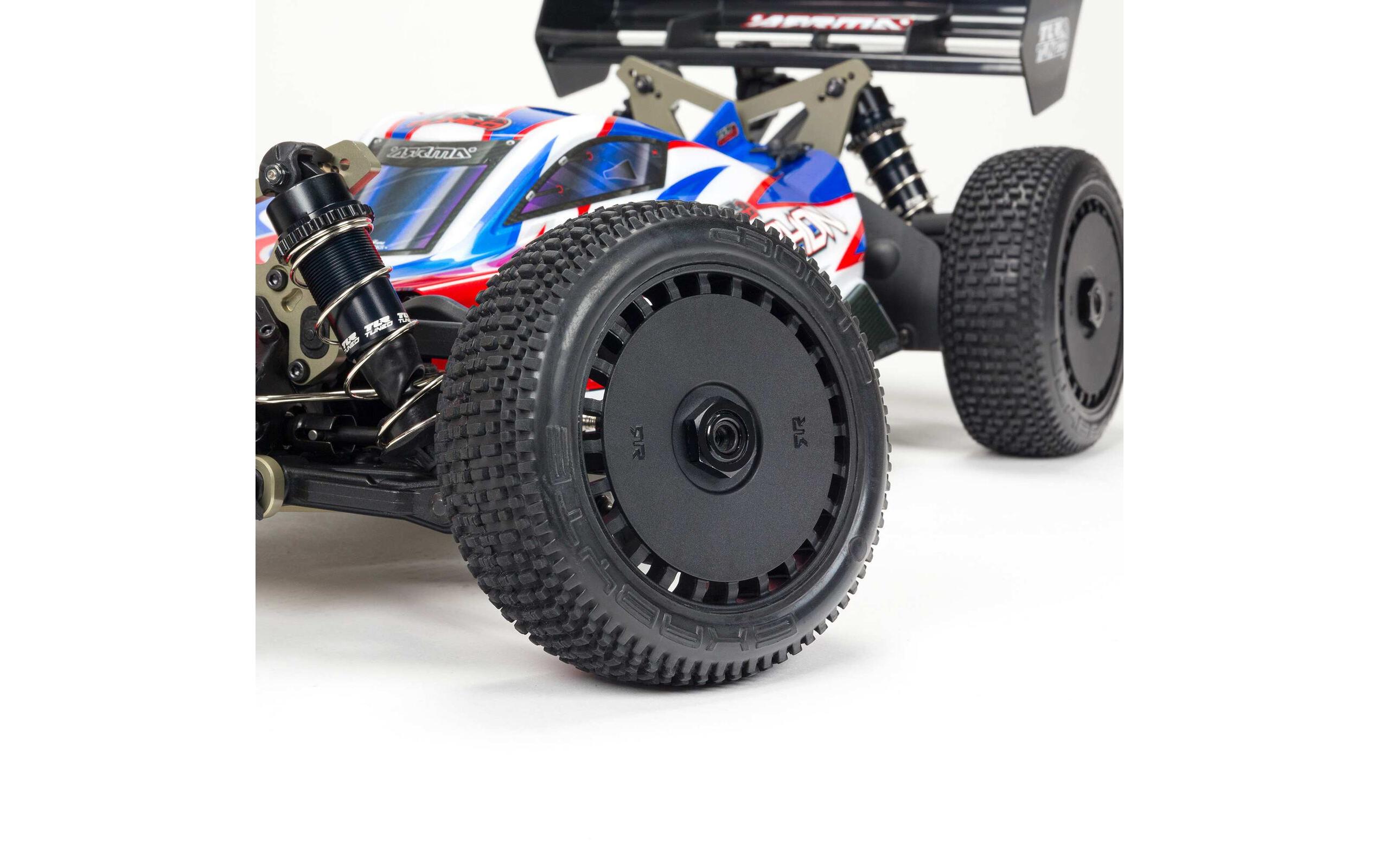 Buggy Typhon BLX 6S TLR Tuned 4WD ARTR, 1:8<br>Renntauglicher Basher Buggy mit Spektrum Brushless Antrieb