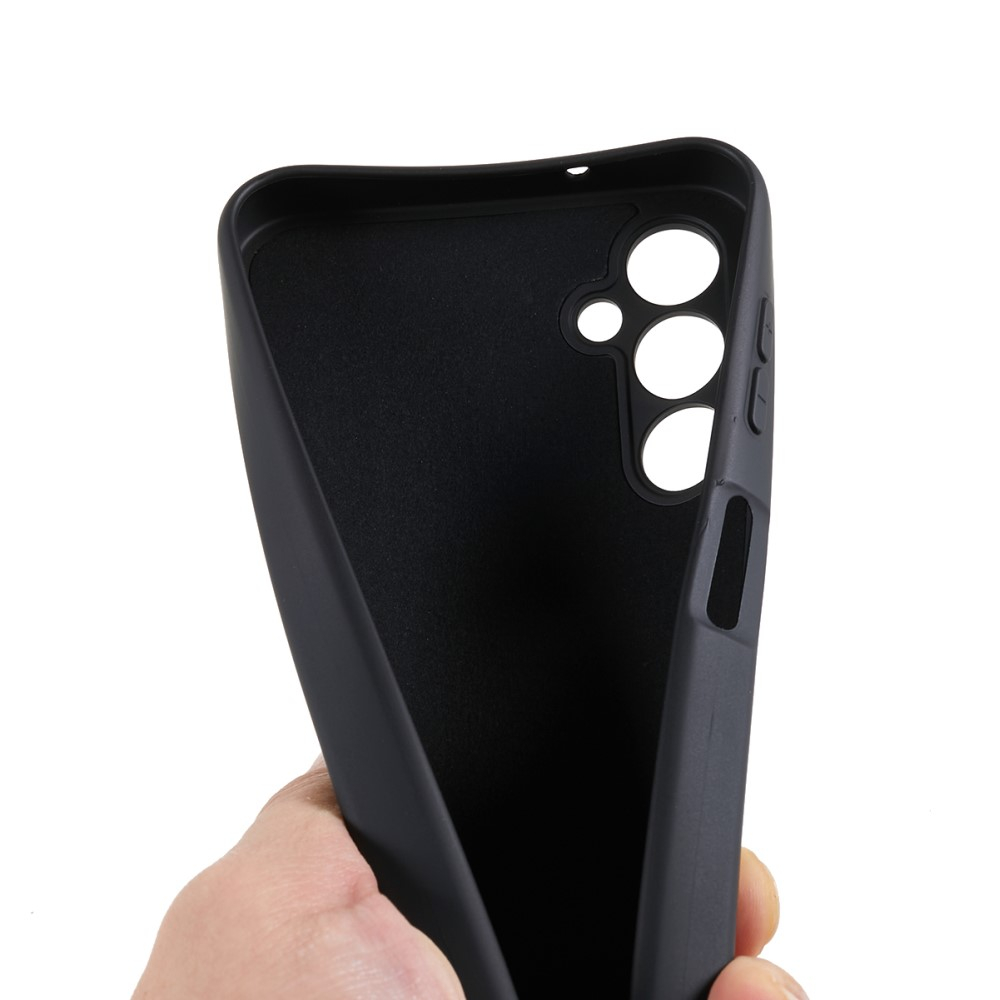 Samsung Galaxy A16 Gummi Case Hülle mit Kameraschutz - Schwarz