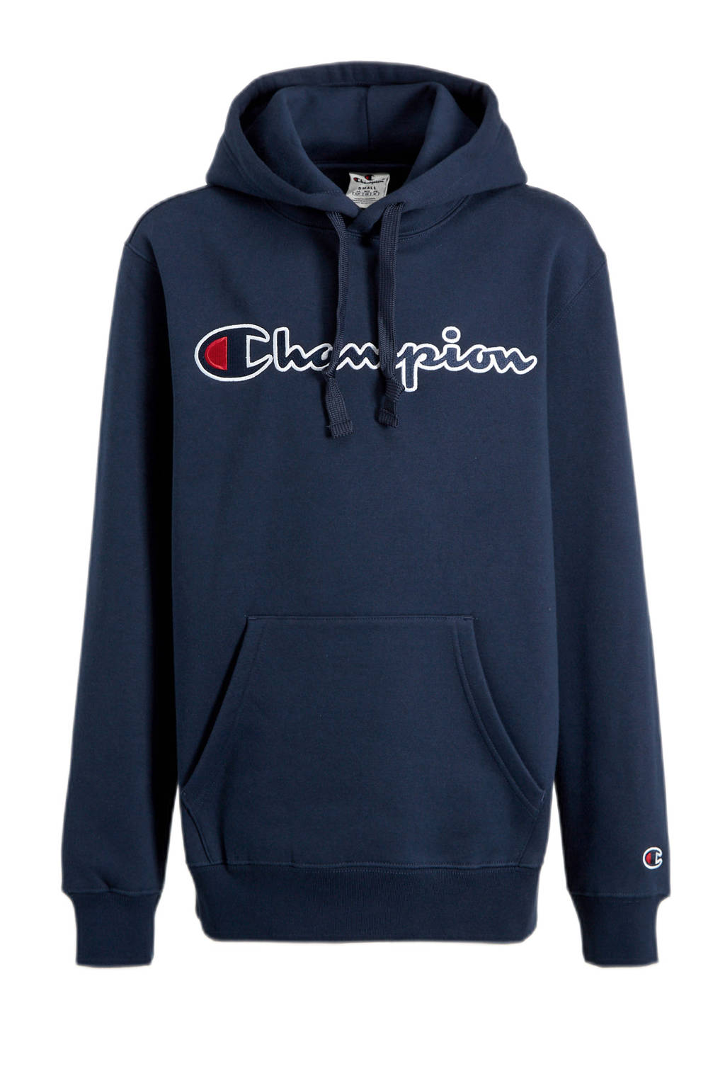 hoodie met logo donkerblauw