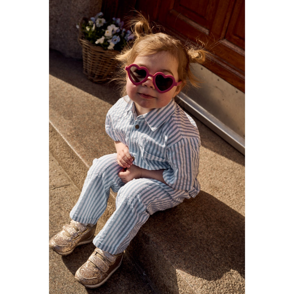 Køb THE NEW Siblings X Luksusbaby Blue Fog Striped Ojo Shorts