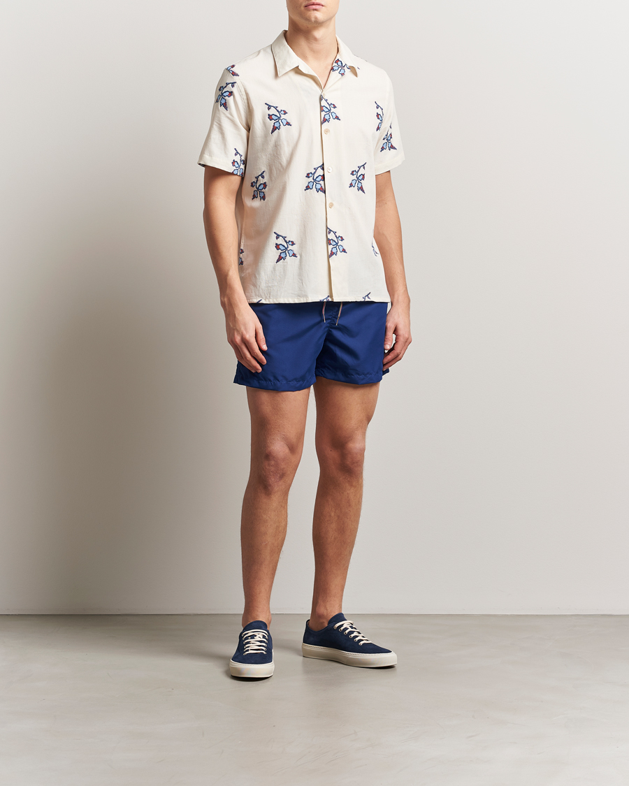 PS Paul Smith Flower Short Sleeve Shirt Off White