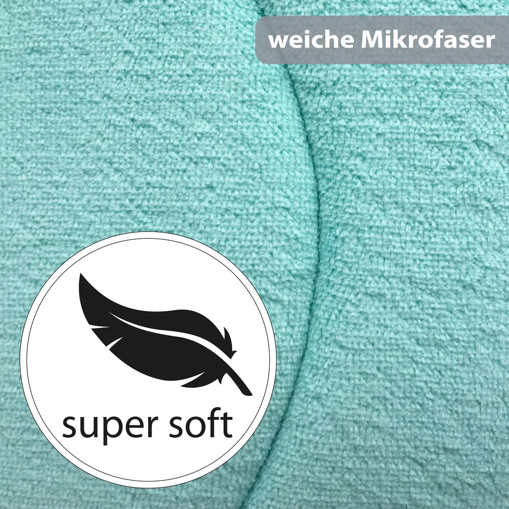 WOHNWOHL® Viskoelastische Sonnenliegenauflage • Liegenauflage • Liegenbezug • Liegestuhl-Auflage • mit Memory Schaumstoff • inklusive Seitenfach • Größe: 190x58cm • versch. Farben