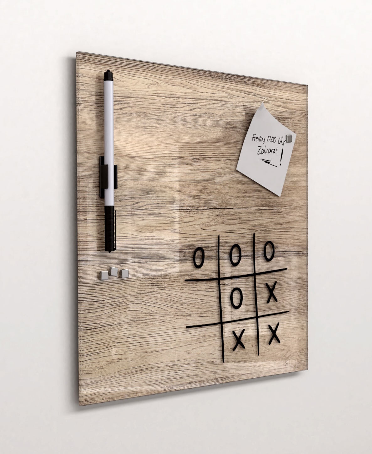 PRO ART Memoboard Set 7-teilig Holzoptik