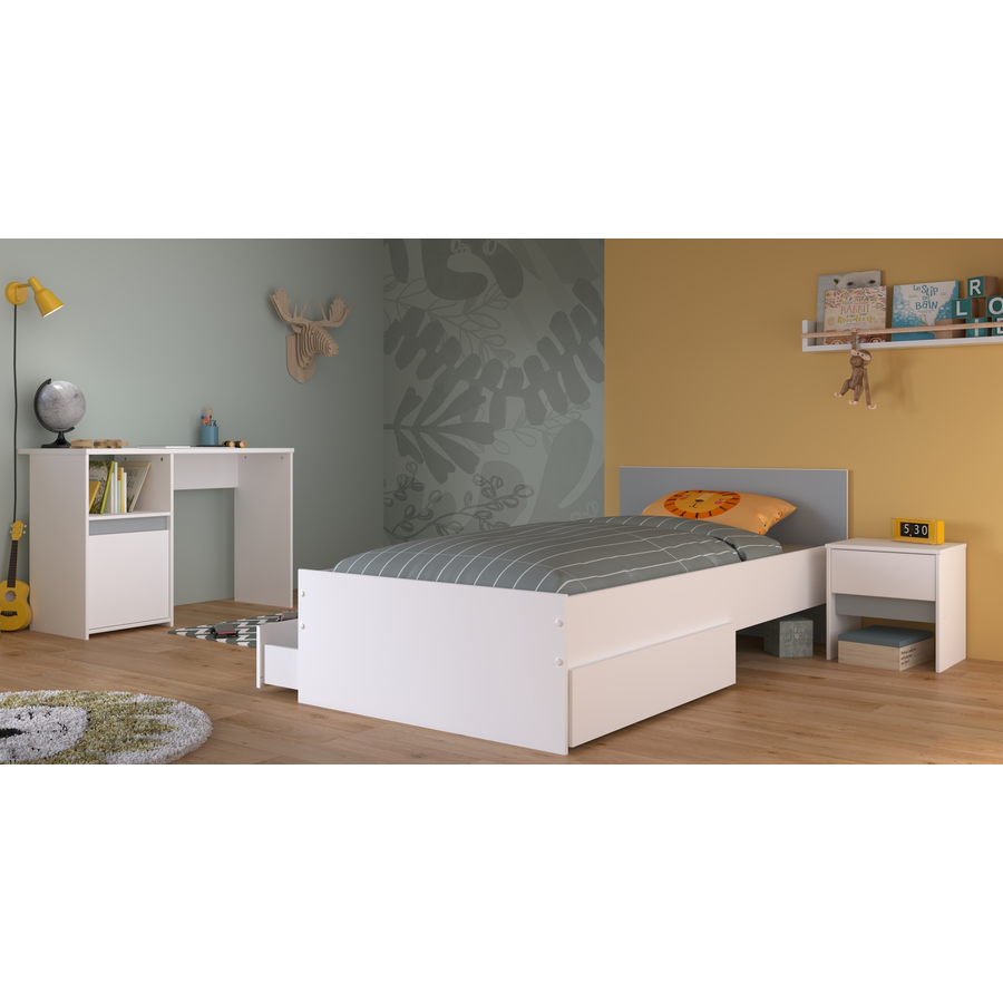 Parisot Kinderzimmer Set 4tlg Pirouette 27  Weiß Weiß