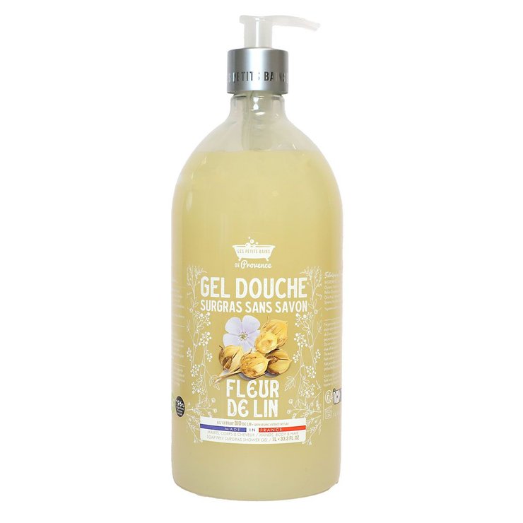 Gel douche 1 litre Fleur de lin
