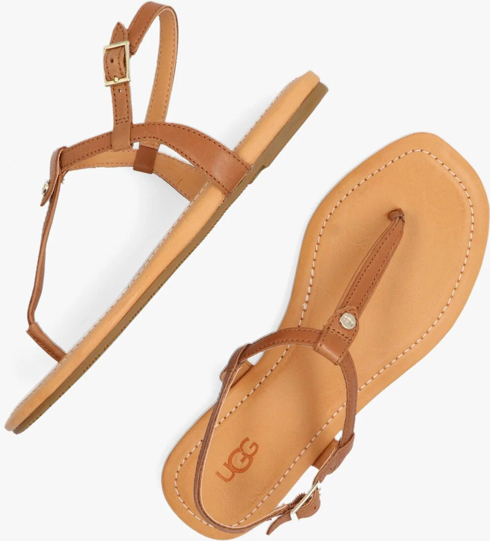 UGG cognac ugg sandalen w madeena