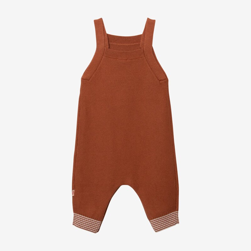 Salopette bébé tricot caramel marron Catimini Marron