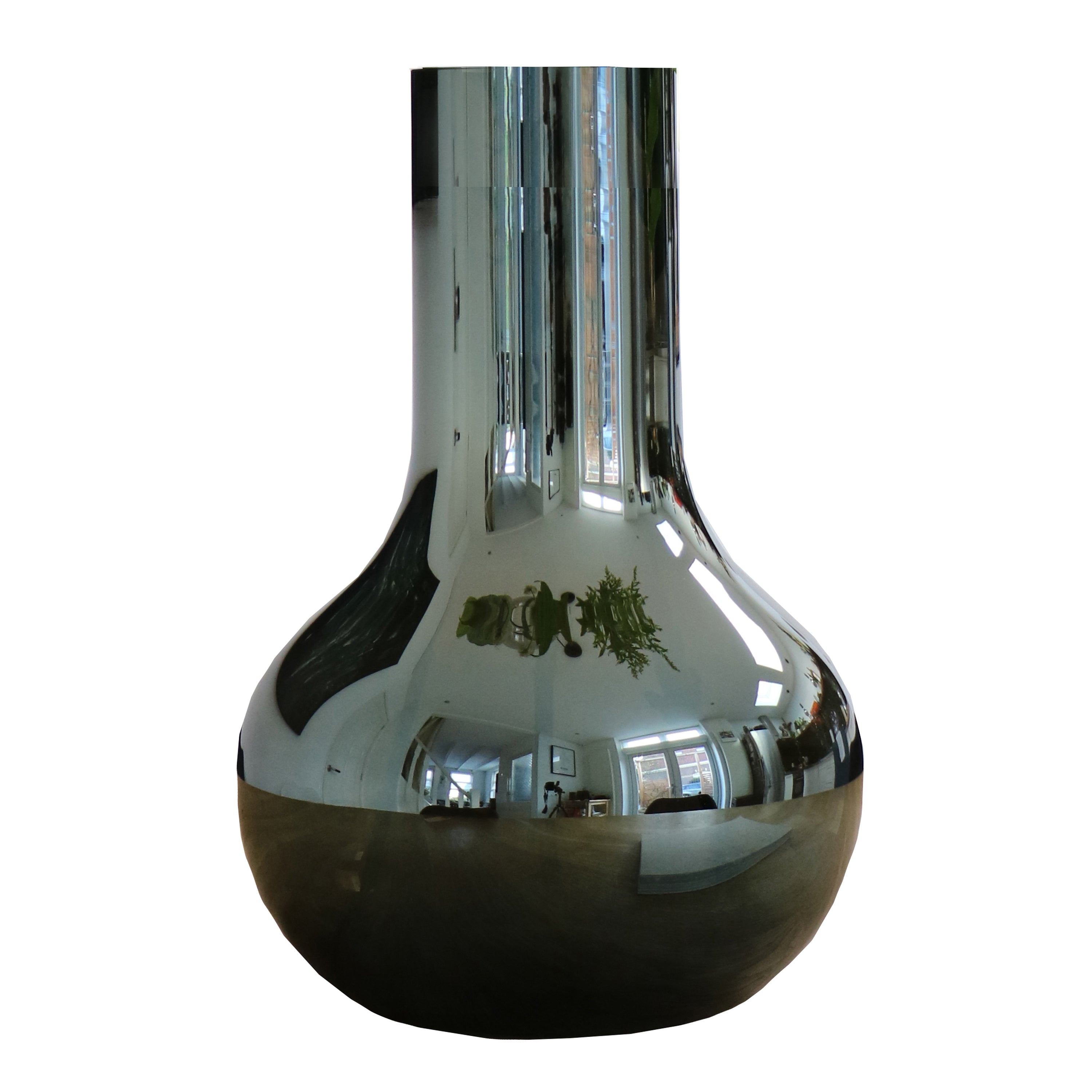 Vase The World - Seim S gloss grey Ã25,5 x H37 cm