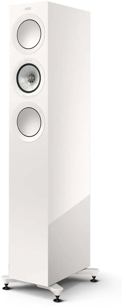 KEF R5 Meta Blanc laqué (la paire) Enceintes colonne