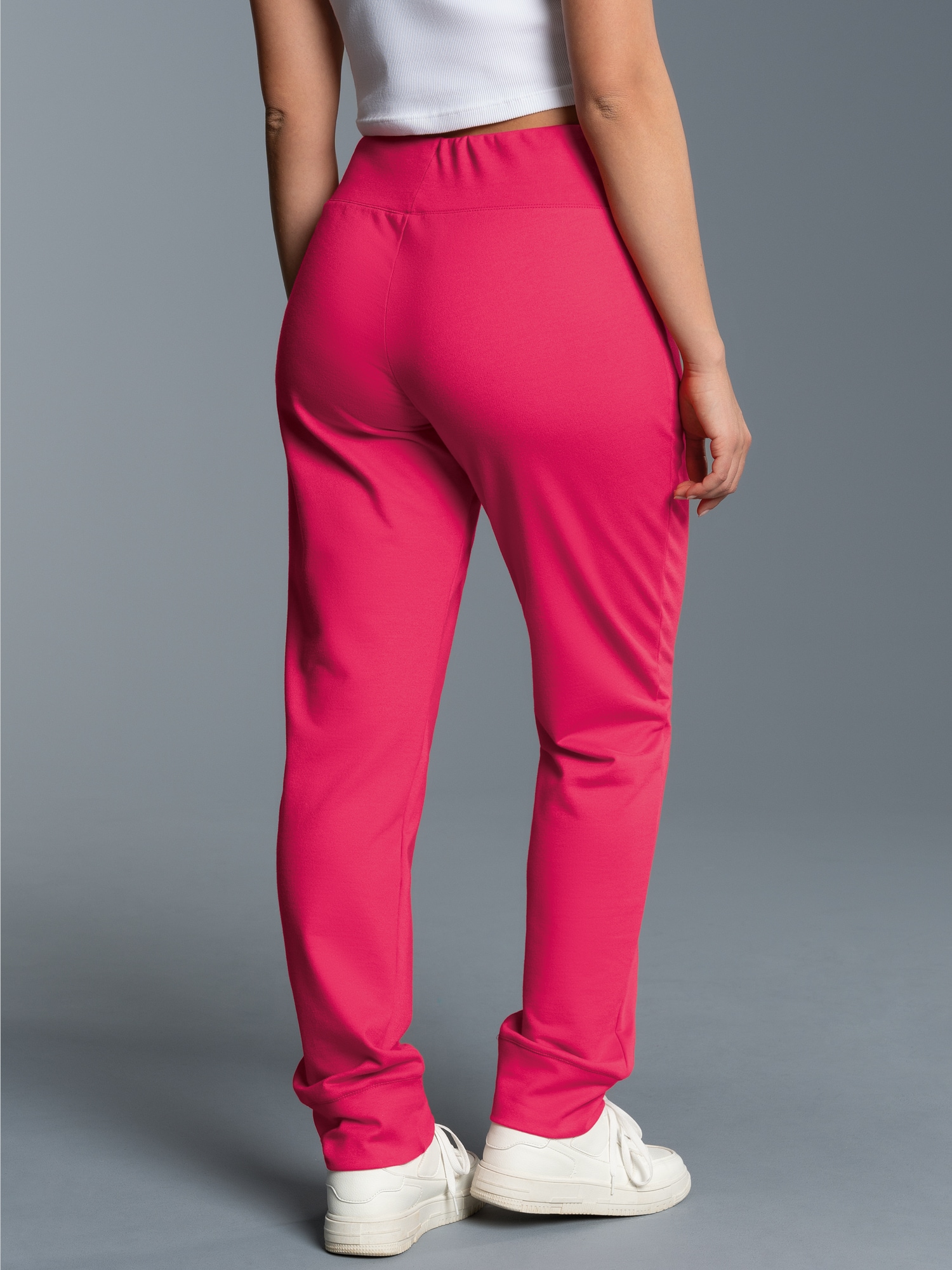 Jogginghose in leichter Sweat-Qualität Koralle