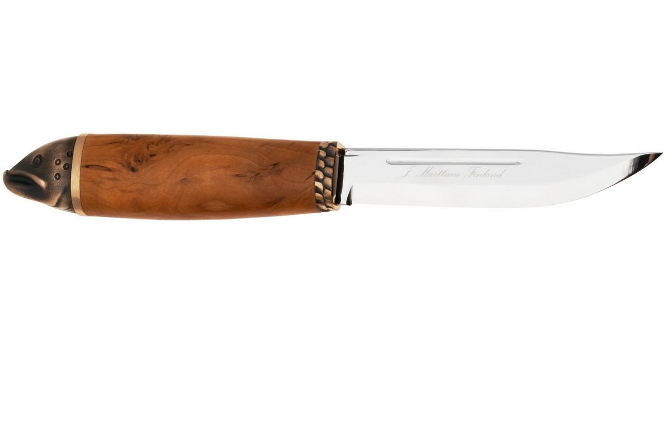 Marttiini Salmon Knife 552010W Polished 1.4034, Birch, bushcraftmes