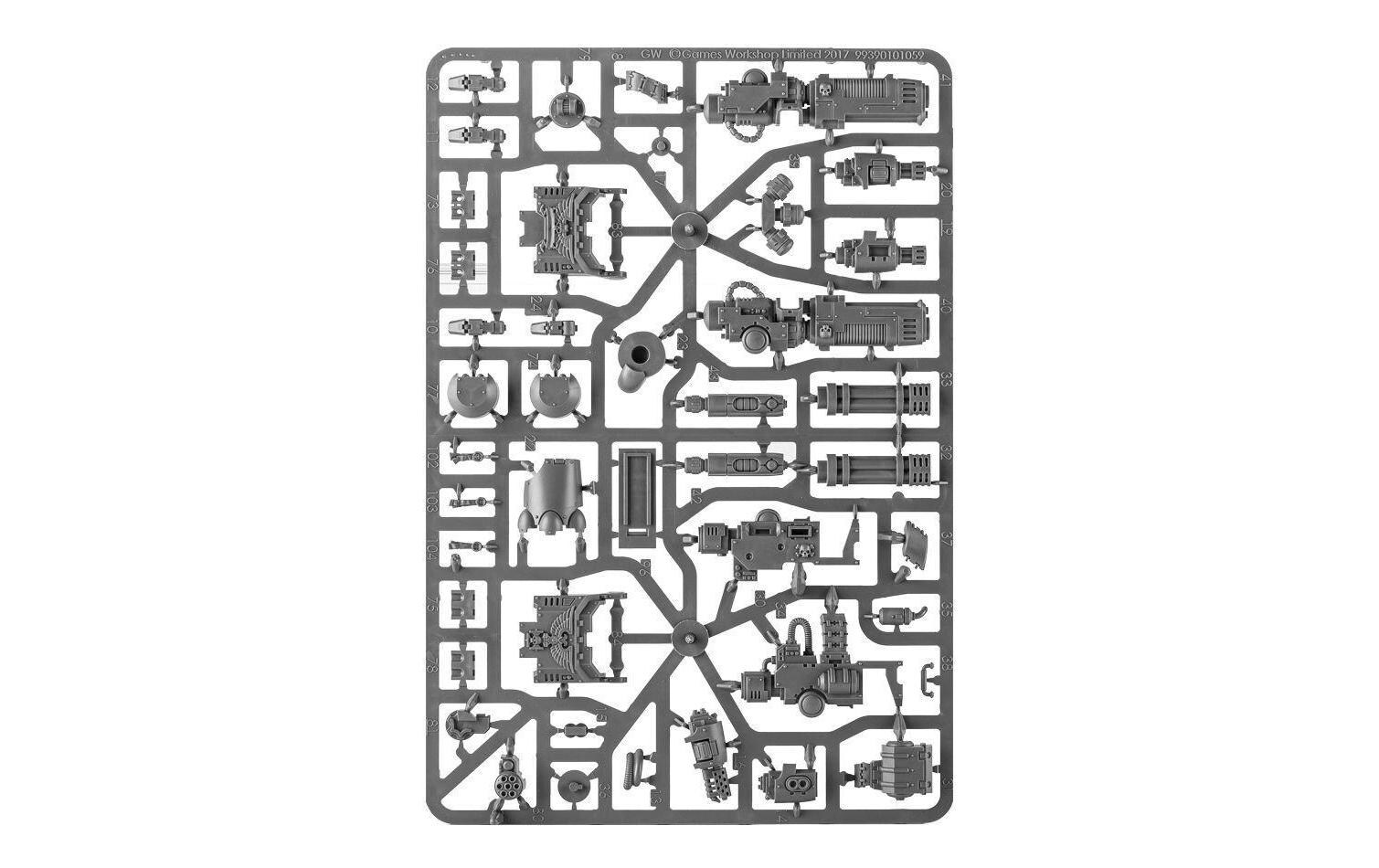 Figur WH40K Space Marines Primaris Redemptor DreadnoughtBausatz für 1 Figur