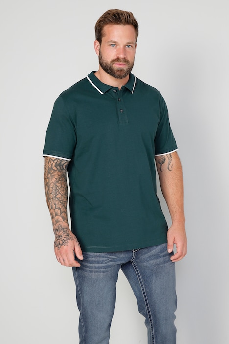 Boston Park Poloshirt, Halbarm, Kontrast-Polokragen