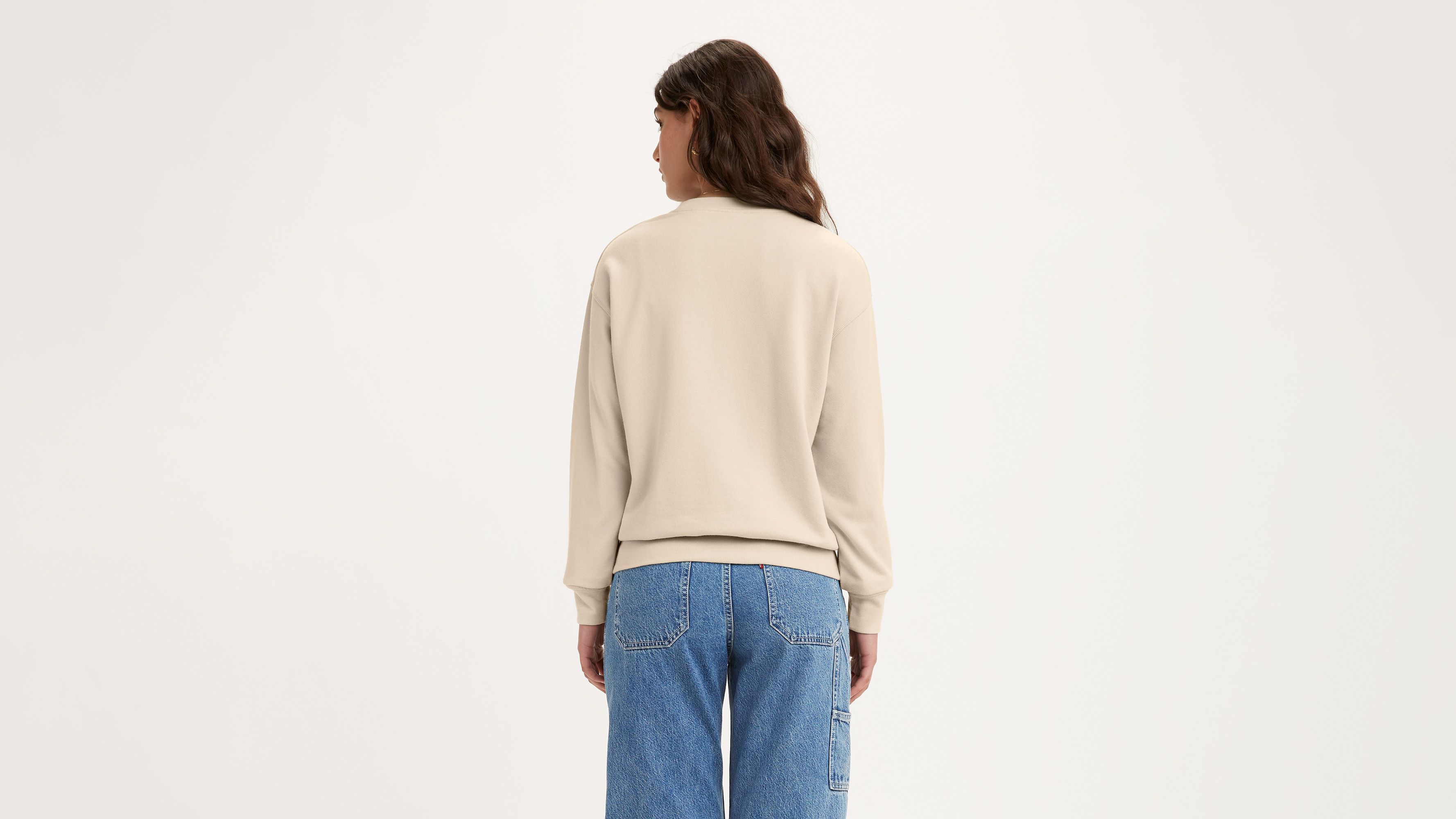 Sweat-shirt col rond Standard - Pearled Ivory - Cream
