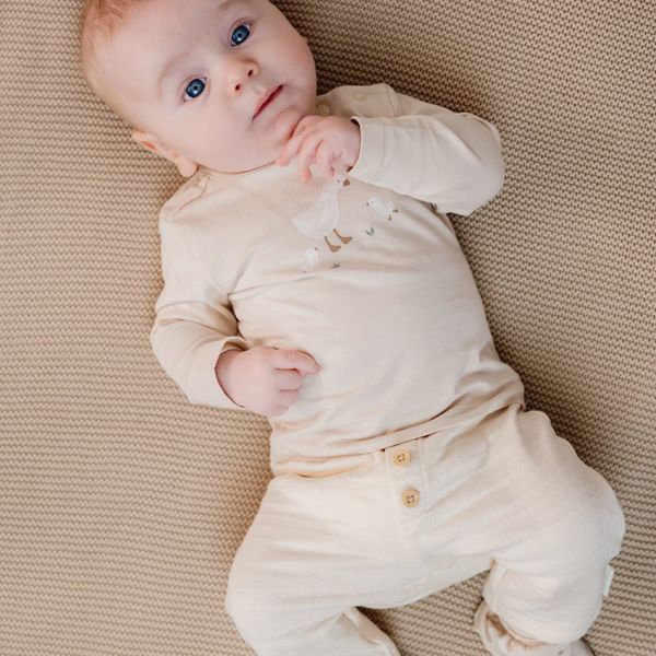 Little Dutch Broek - Maat 56 - Crème