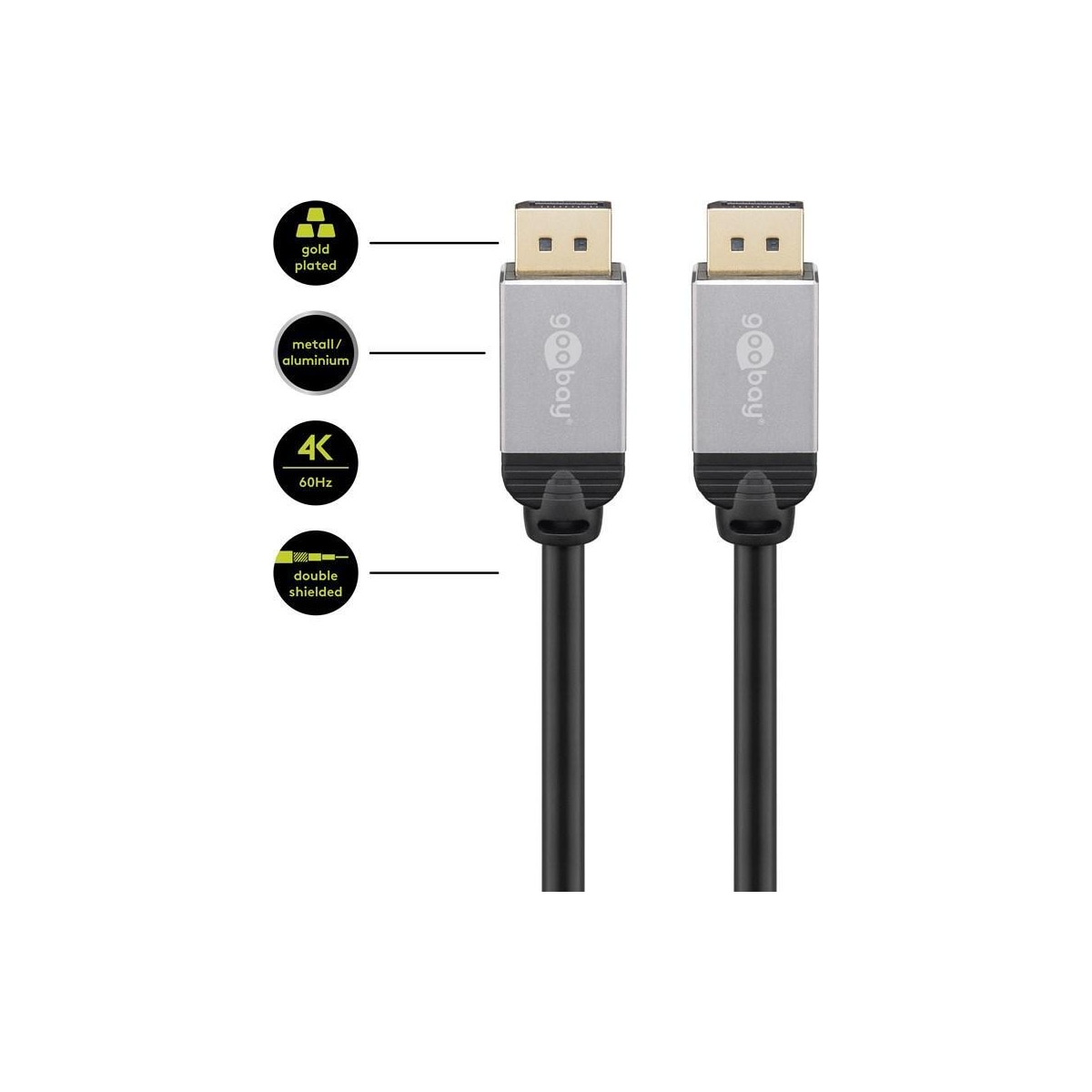 Goobay DisplayPort-tilkoblingskabel