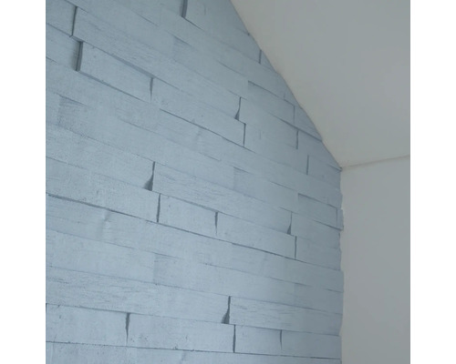 Creatief paneel Hout wit 50 x 23,5 cm 5 st.