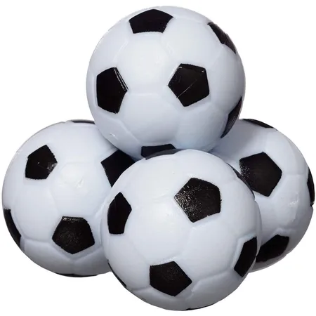 BEST Sporting Kickerbälle 36mm, 4 Stück im Set für Tischkicker