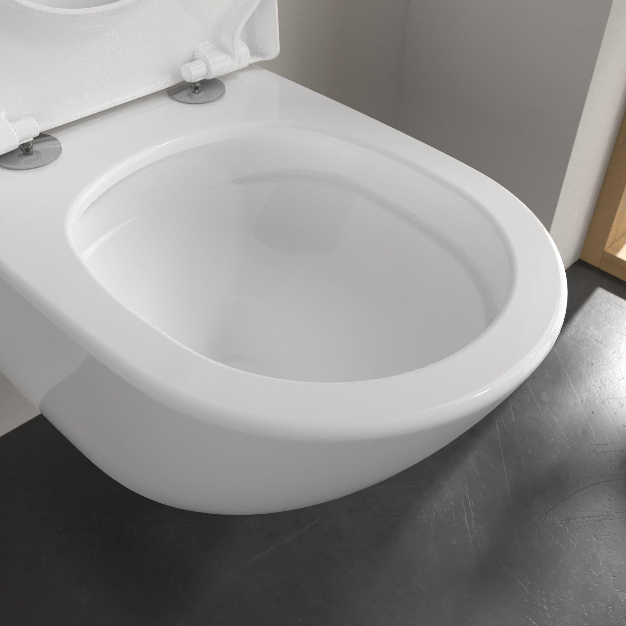 Villeroy & Boch Subway 3.0 randloos toilet CeramicPlus met TwistFlush en AntiBac wit glans