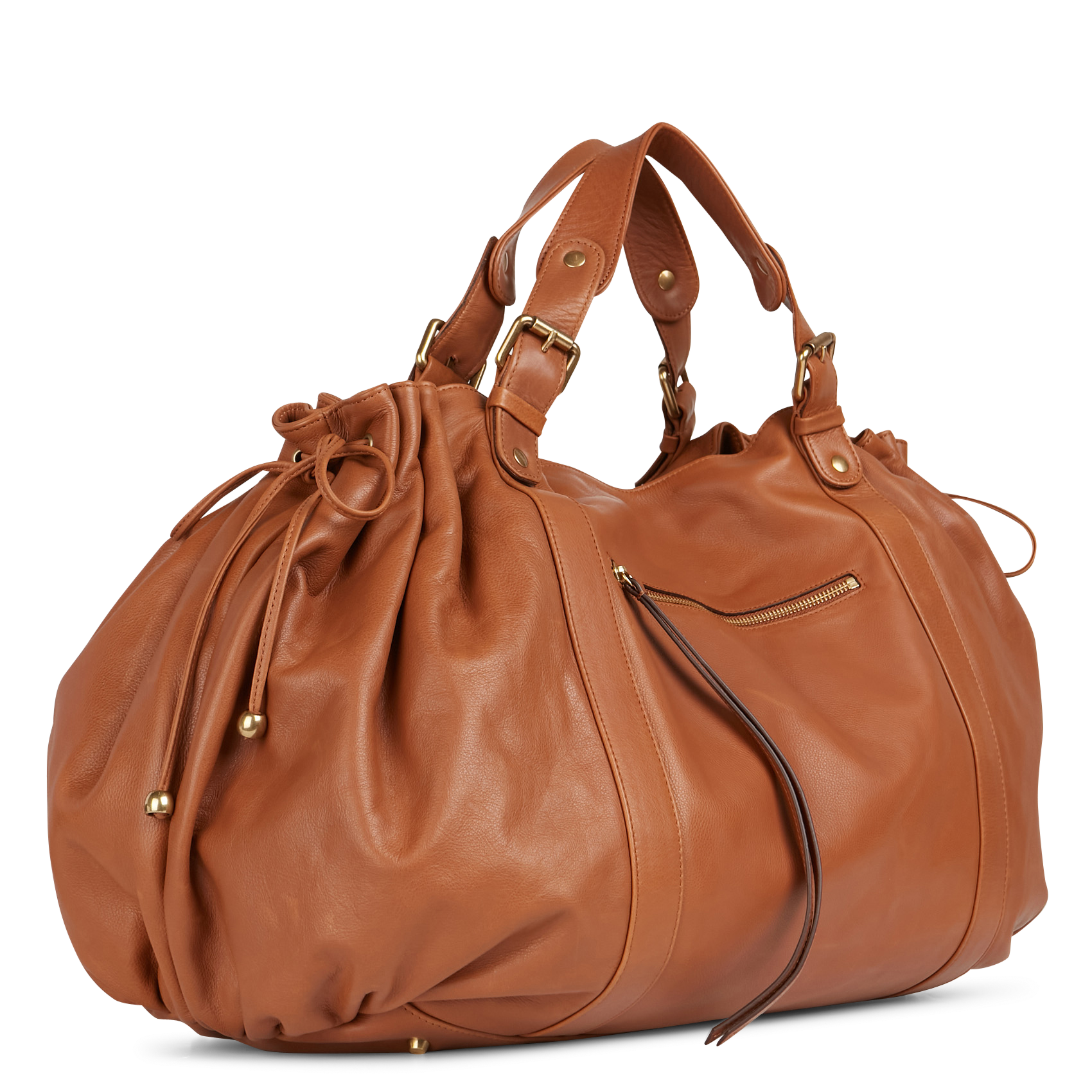72H - Sac de voyage en cuir | Marron