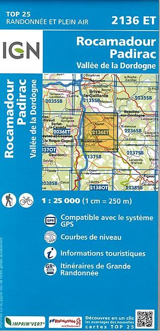 IGN - TOP 25 2136ET ROCAMADOUR 1 25 000