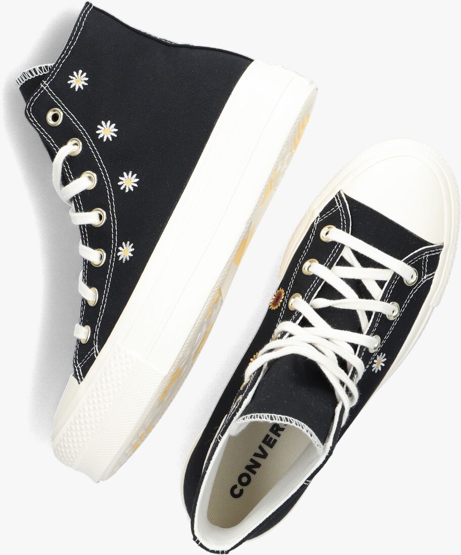 CONVERSE zwarte converse hoge sneaker chuck taylor all star lift
