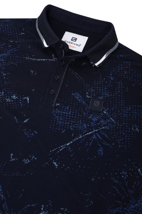 Gabbiano blauwe heren polo