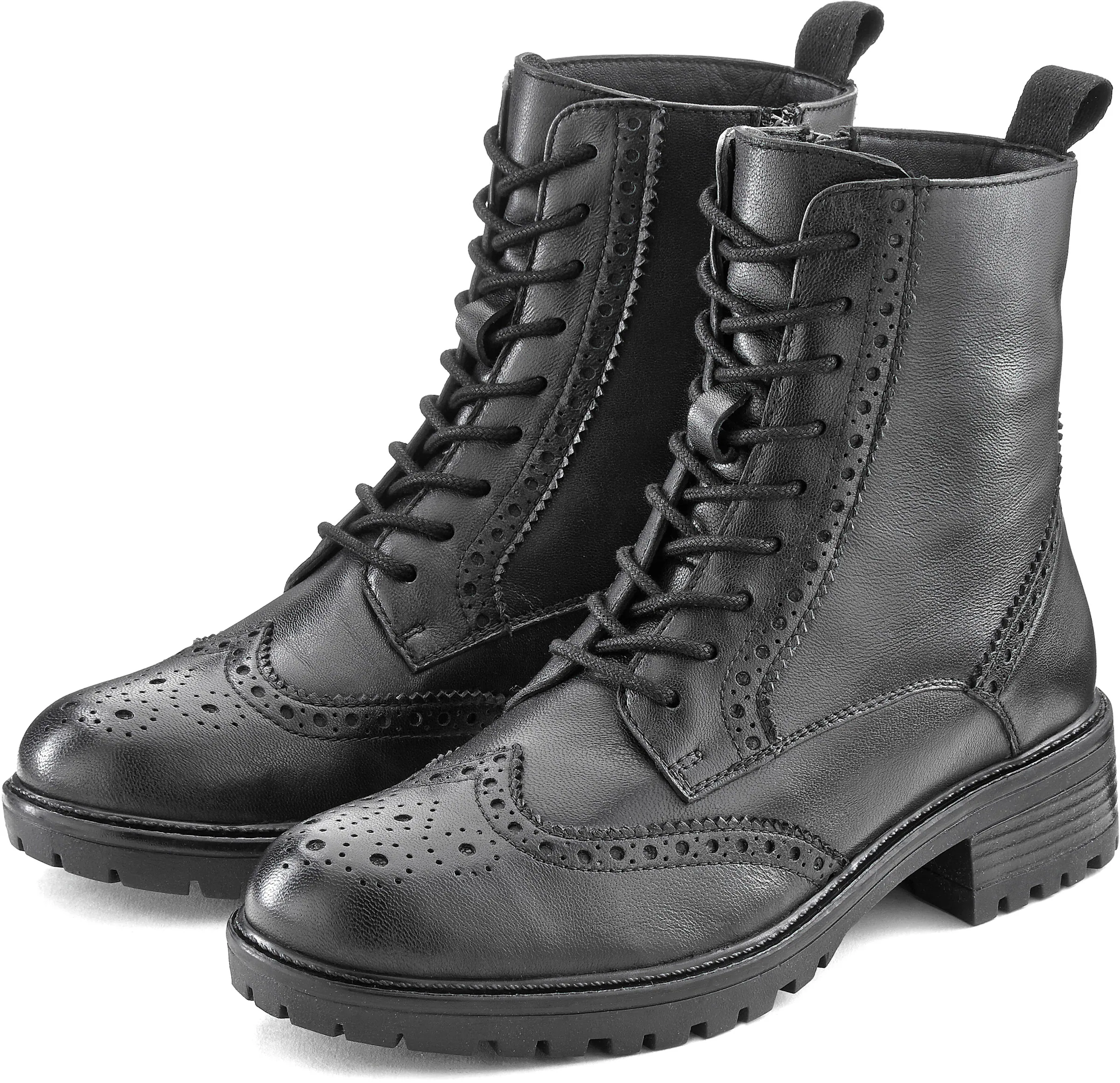 LASCANA Schnürboots in schwarz