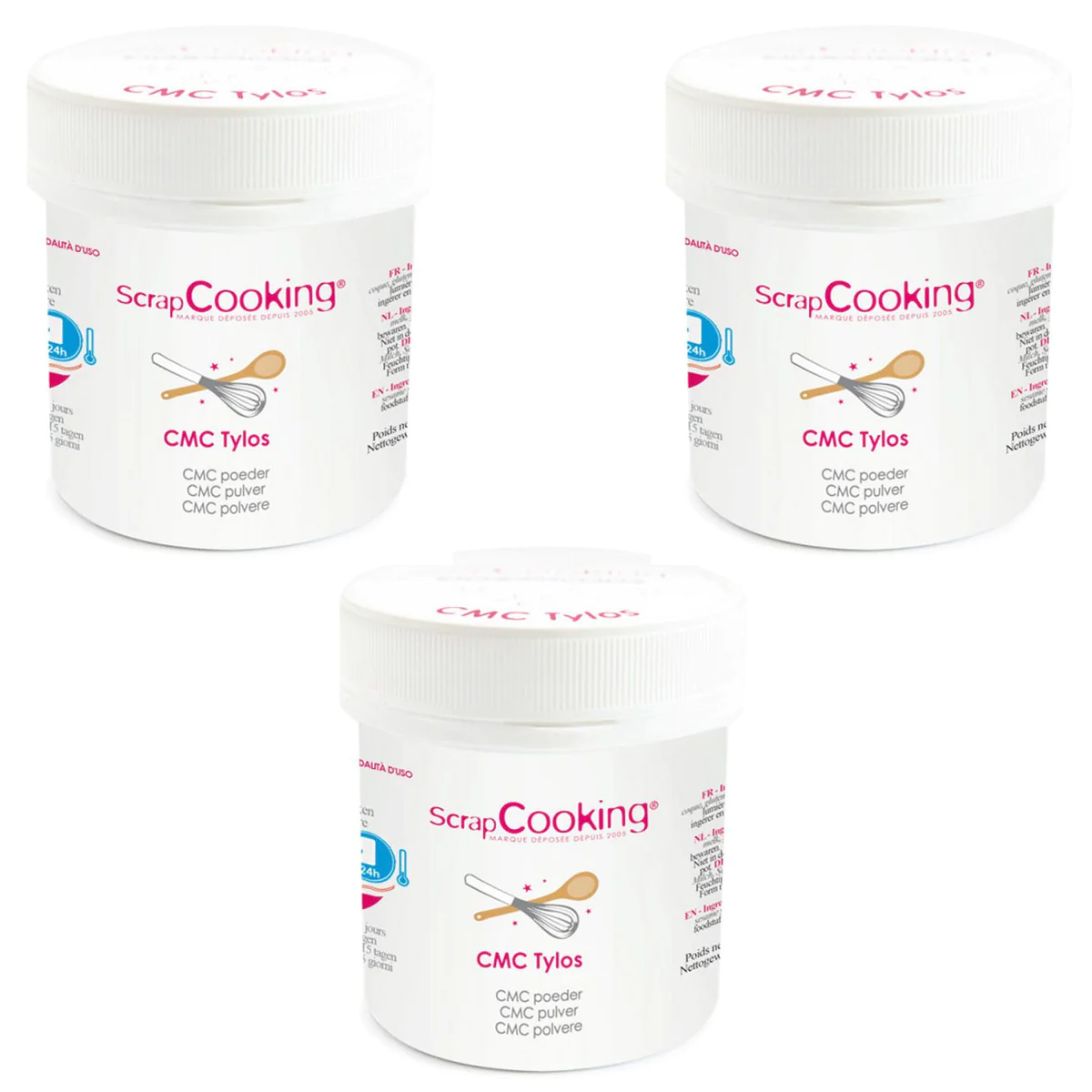 Colle alimentaire CMC Tylos en poudre 105 g Scrapcooking