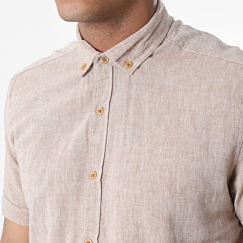 Chemise A Manches Courtes JMC-853 Beige Chiné