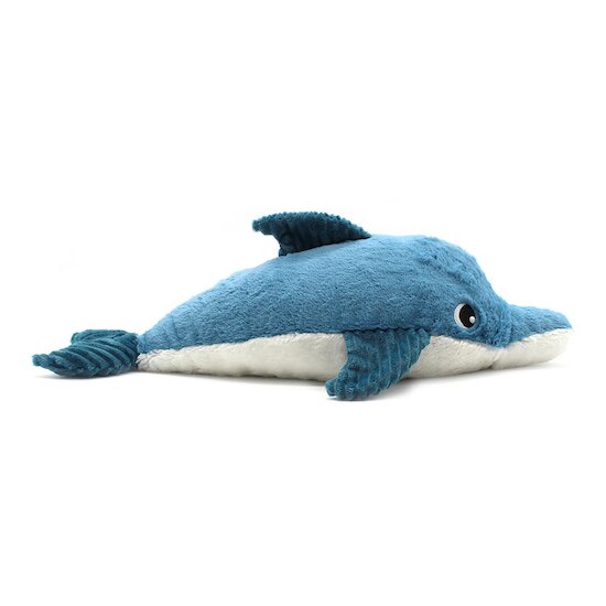 Ptipotos Peluche dauphin Tofou et son bébé   Bleu        50 cm   de               Les Déglingos