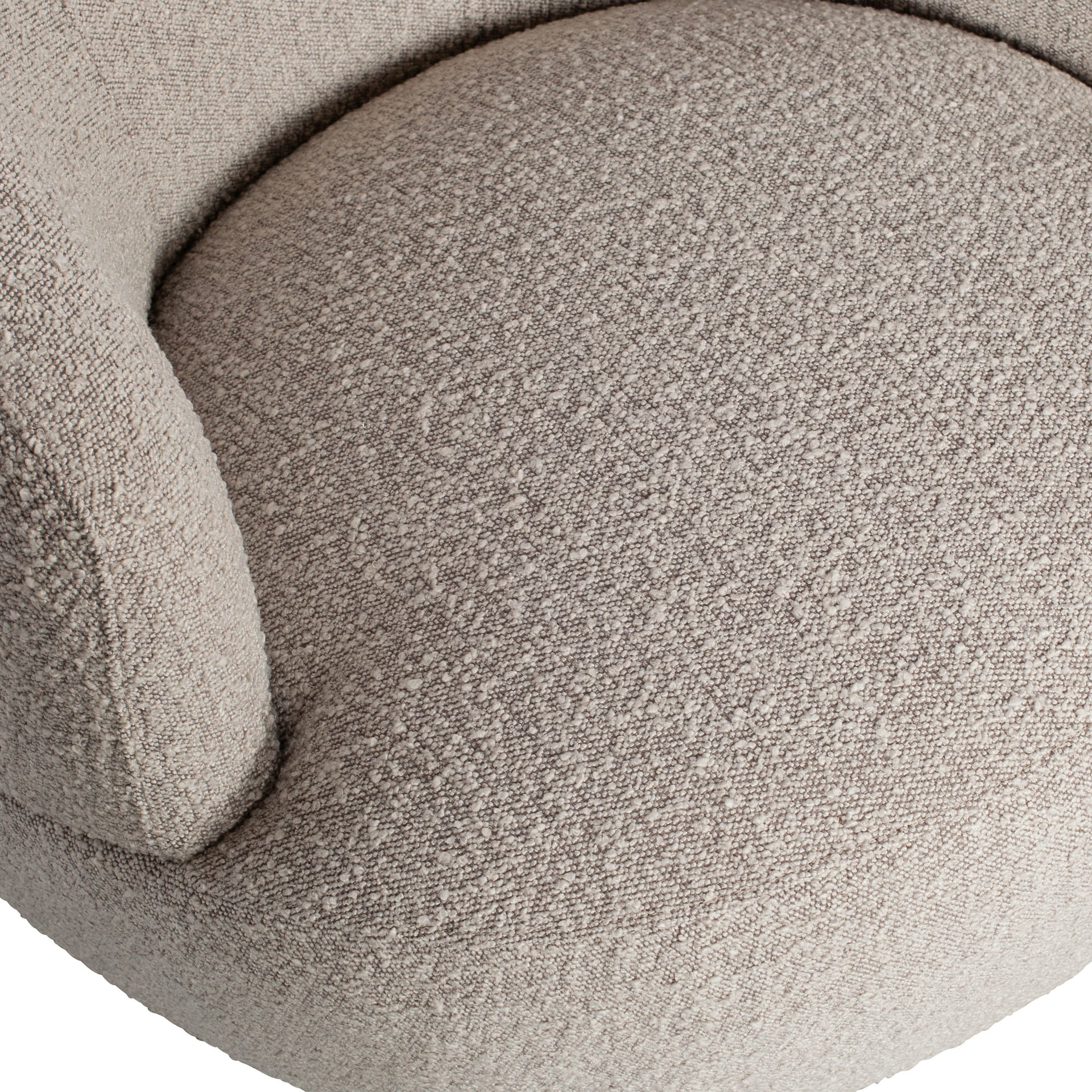 Loungesessel WOOLLY Bouclé naturel