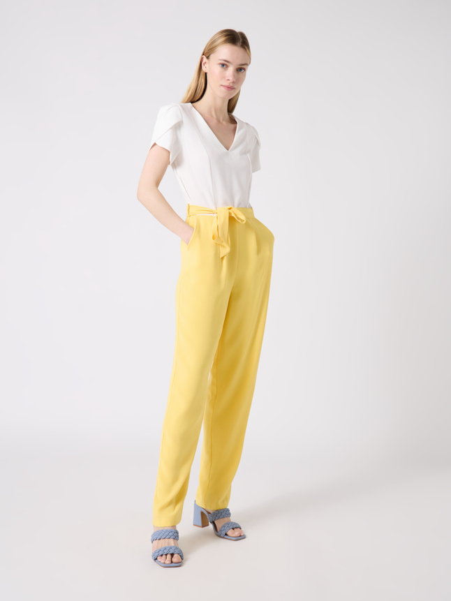 Combinaison pantalon bicolore