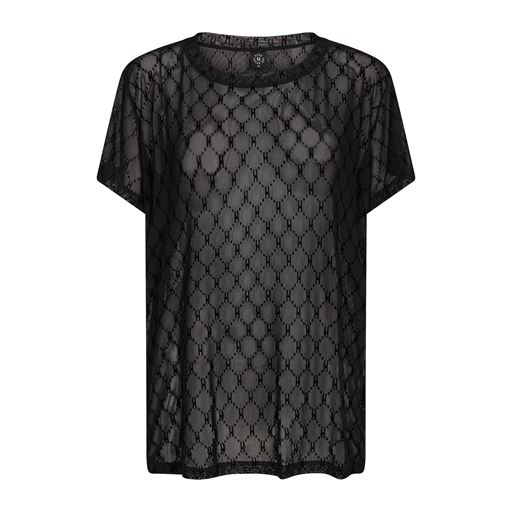 Hype The Detail Oversize Mesh Bluse, Black, M/L