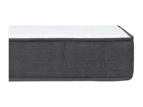 Sommier tapissier Gris foncé Tissu 200x200 cm